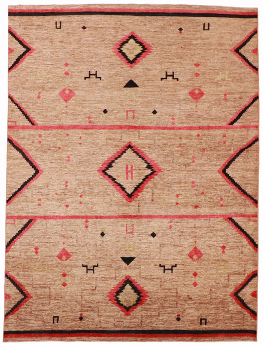 9 x 12 - Mountain Modern Fine All Over Rectangle - Hand Knotted Rug — 59519