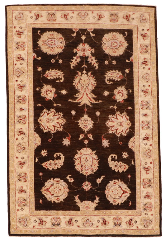 4x6 - Frahan Fine All Over Rectangle - Hand Knotted Rug — 59626