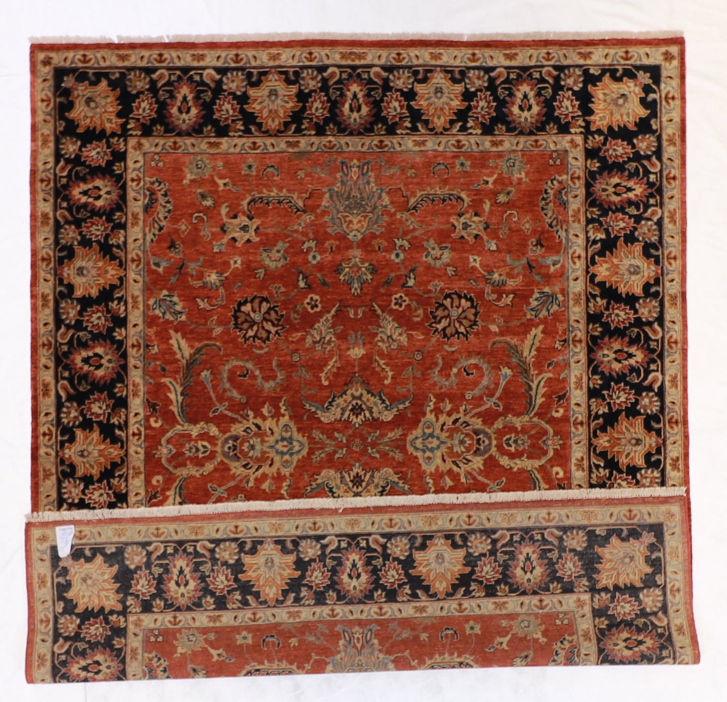 8x10 - Sultan Abad Wool Floral Rectangle - Hand Knotted Rug — 59952