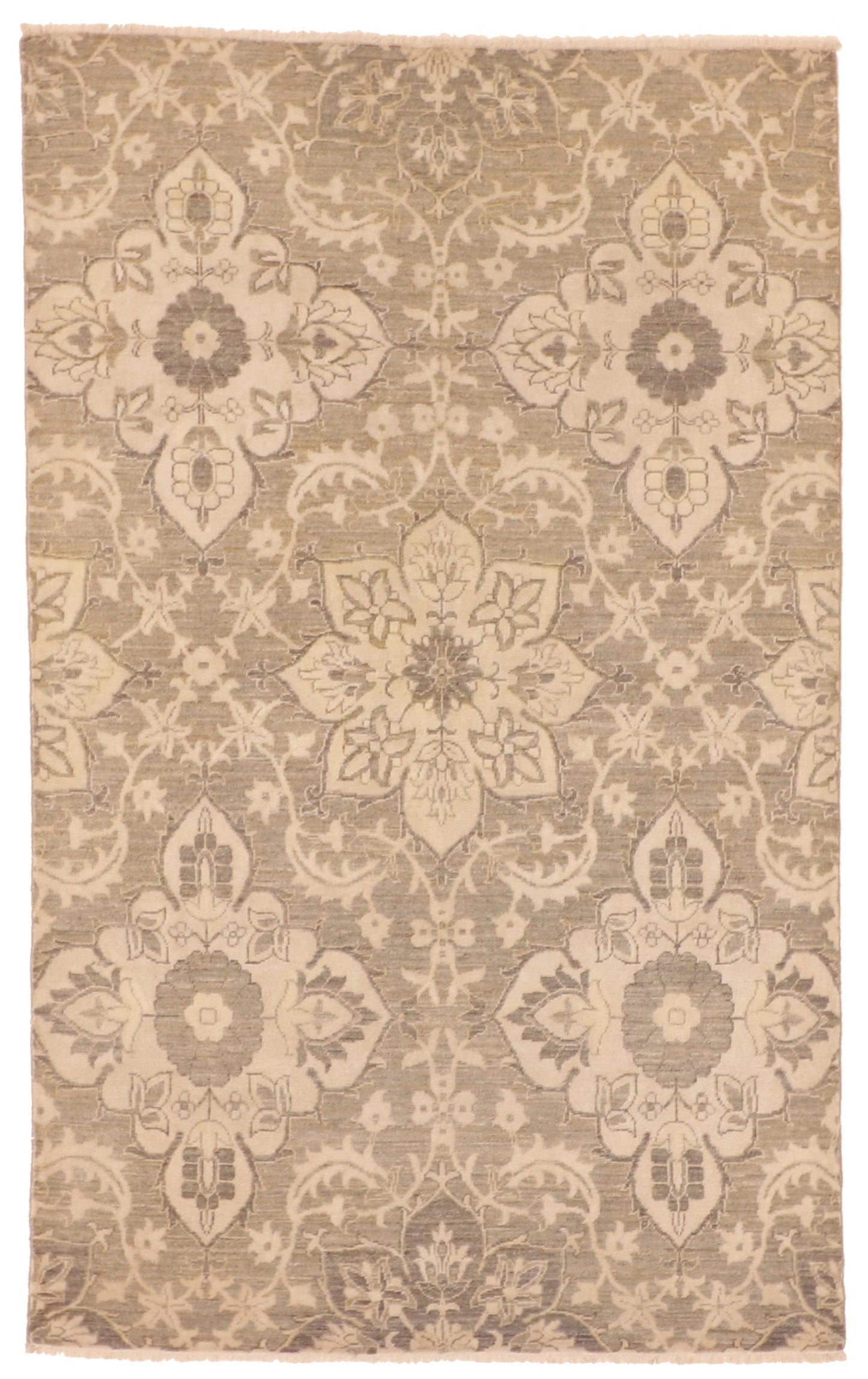 4x6 - Sh Abbas Fine/Wool All Over Rectangle - Hand Knotted Rug