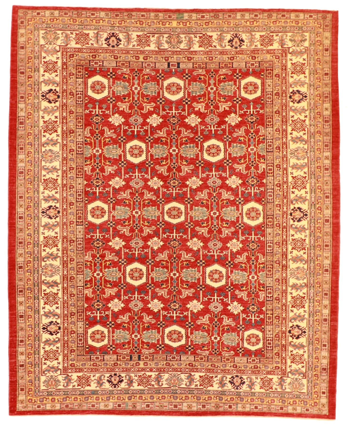 9x12 - Mahal Wool Traditional Rectangle - Hand Knotted Rug — 60137