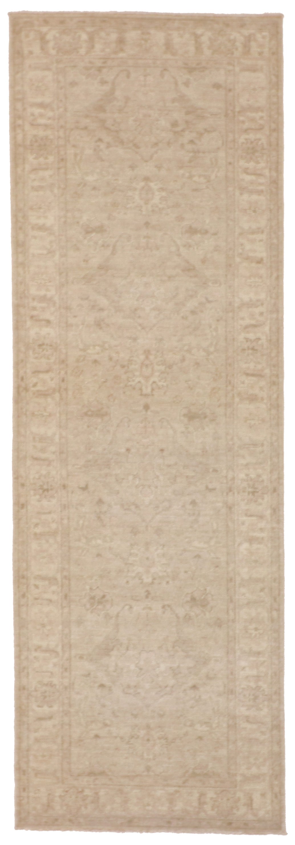 2.7 x 7.7 Runner - Sultan Abad Fine Wool All Over Rectangle - Hand Knotted Rug — 60339
