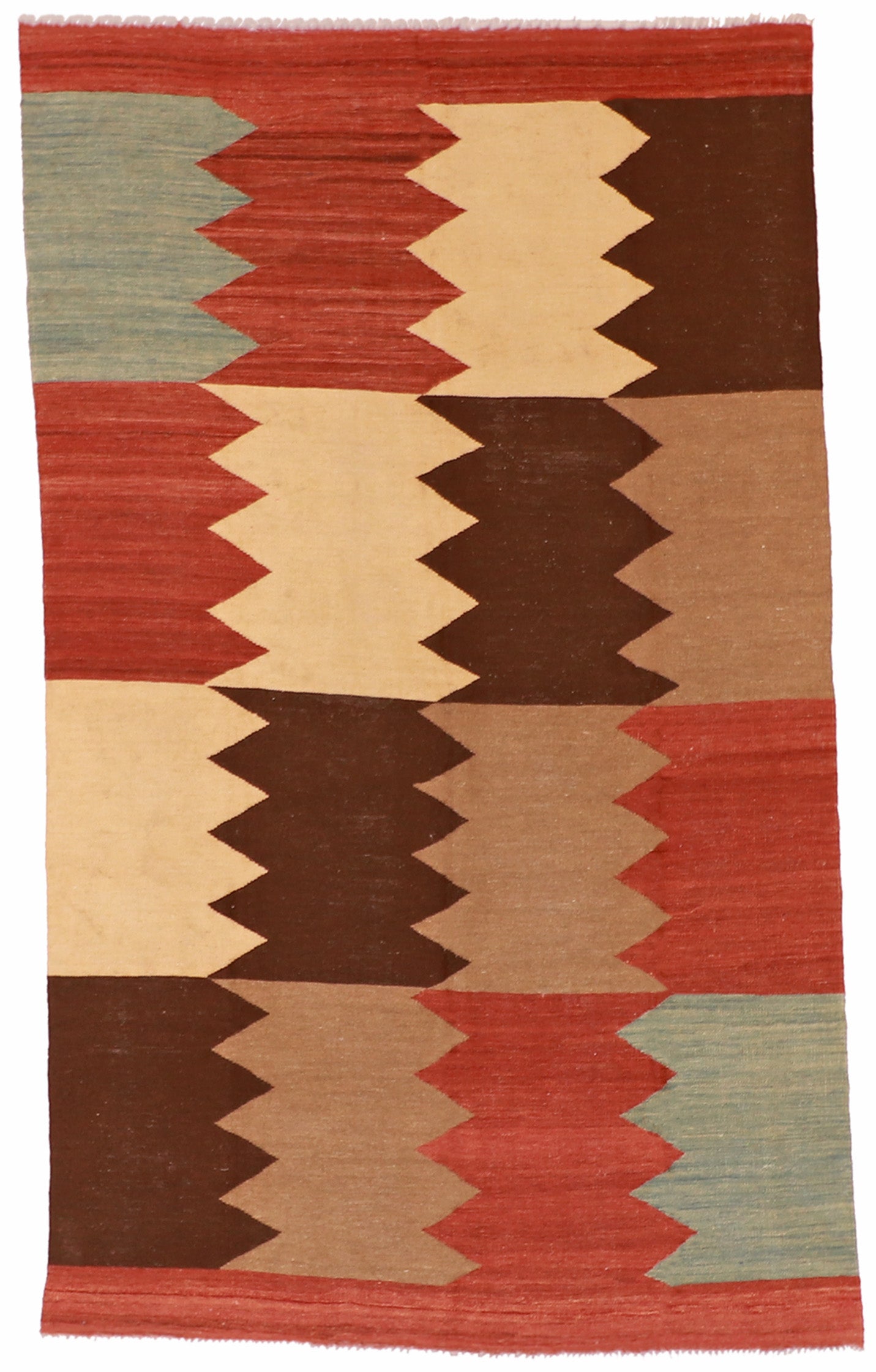 6x9 - Kilim Fine/Wool All Over Rectangle - Hand Knotted Rug