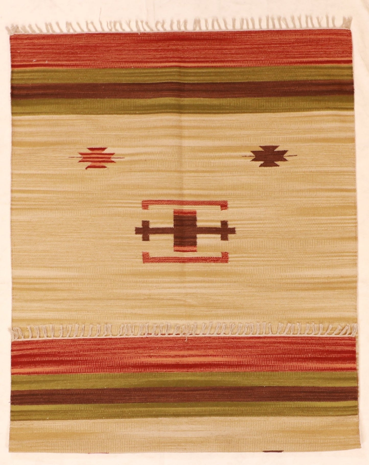 4x6 - Kilim Fine/Wool All Over Rectangle - Hand Knotted Rug