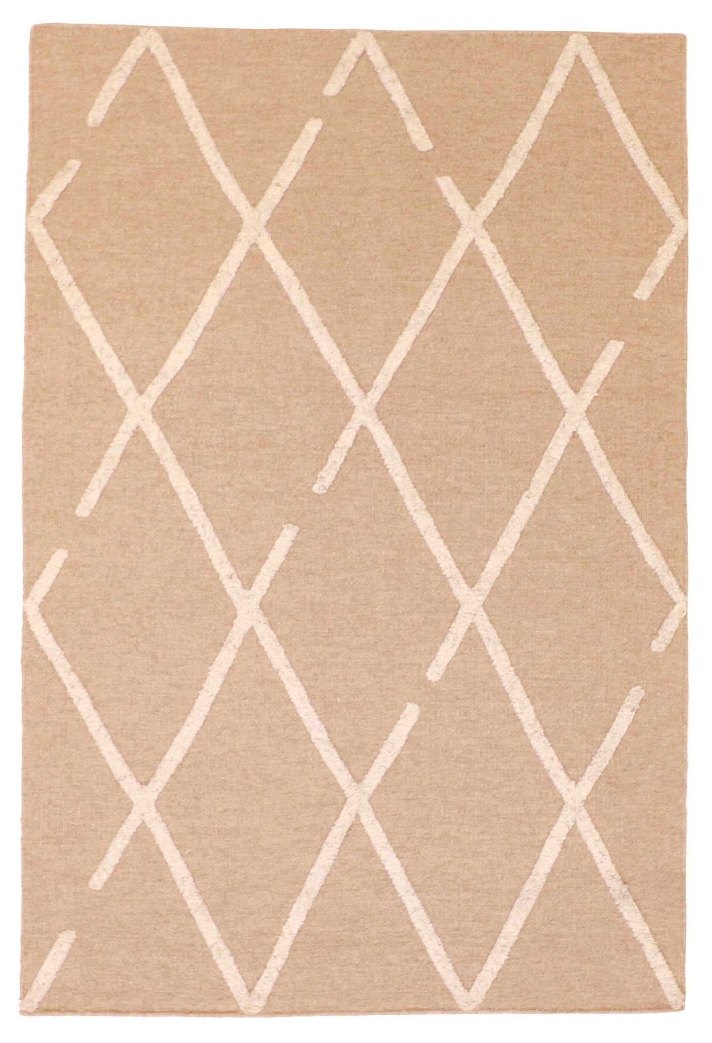 4x6 - Modern Fine All Over Rectangle - Hand Knotted Rug