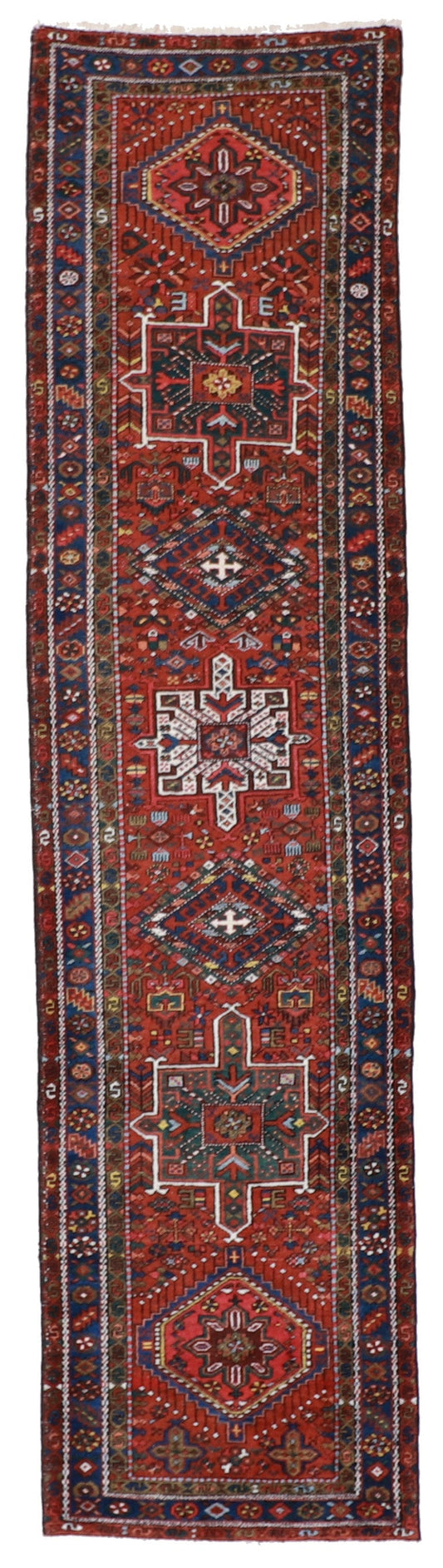 Runner - Karajeh Fine All Over Rectangle - Hand Knotted Rug