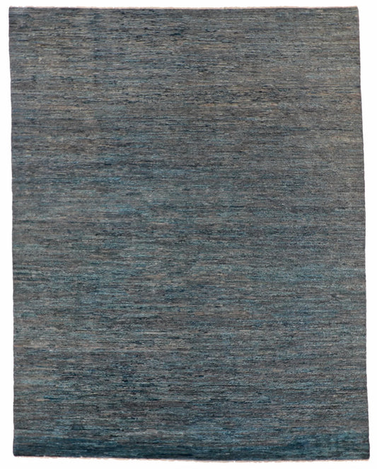 W 7.10 - L 10 - Modern Wool Contemporary Rectangle - Finest Hand-Knotted Quality Wool - 60939