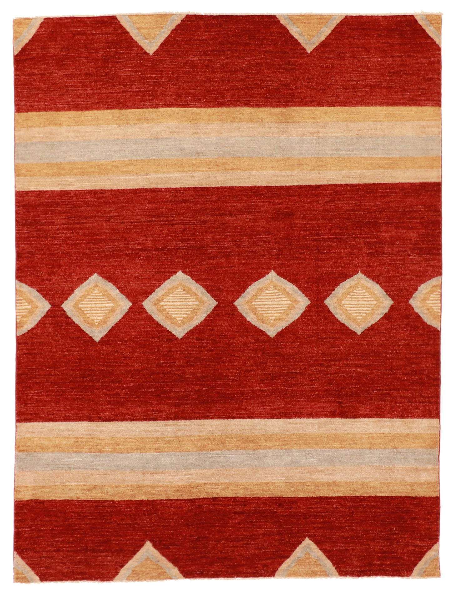 5x7 - Mountain Modern Fine/Wool All Over Rectangle - Hand Knotted Rug