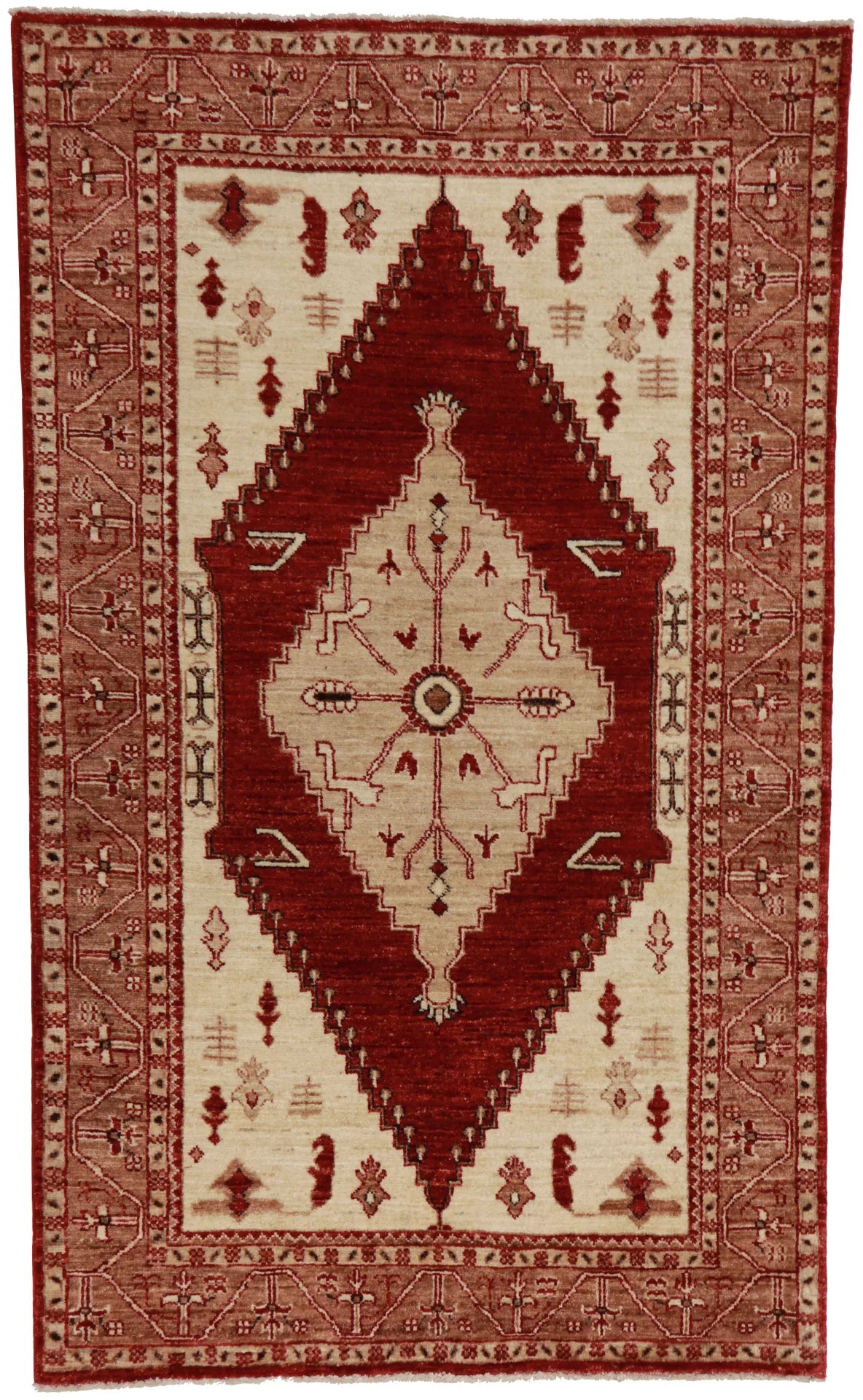 4x6 - Mountain Modern Fine/Wool All Over Rectangle - Hand Knotted Rug — 61669