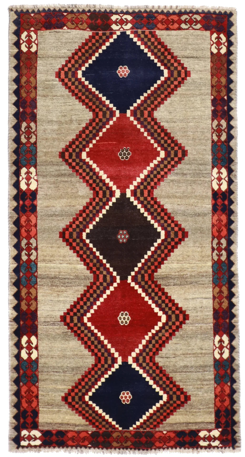 4x6 - Lori Fine/Wool All Over Rectangle - Hand Knotted Rug — 61808