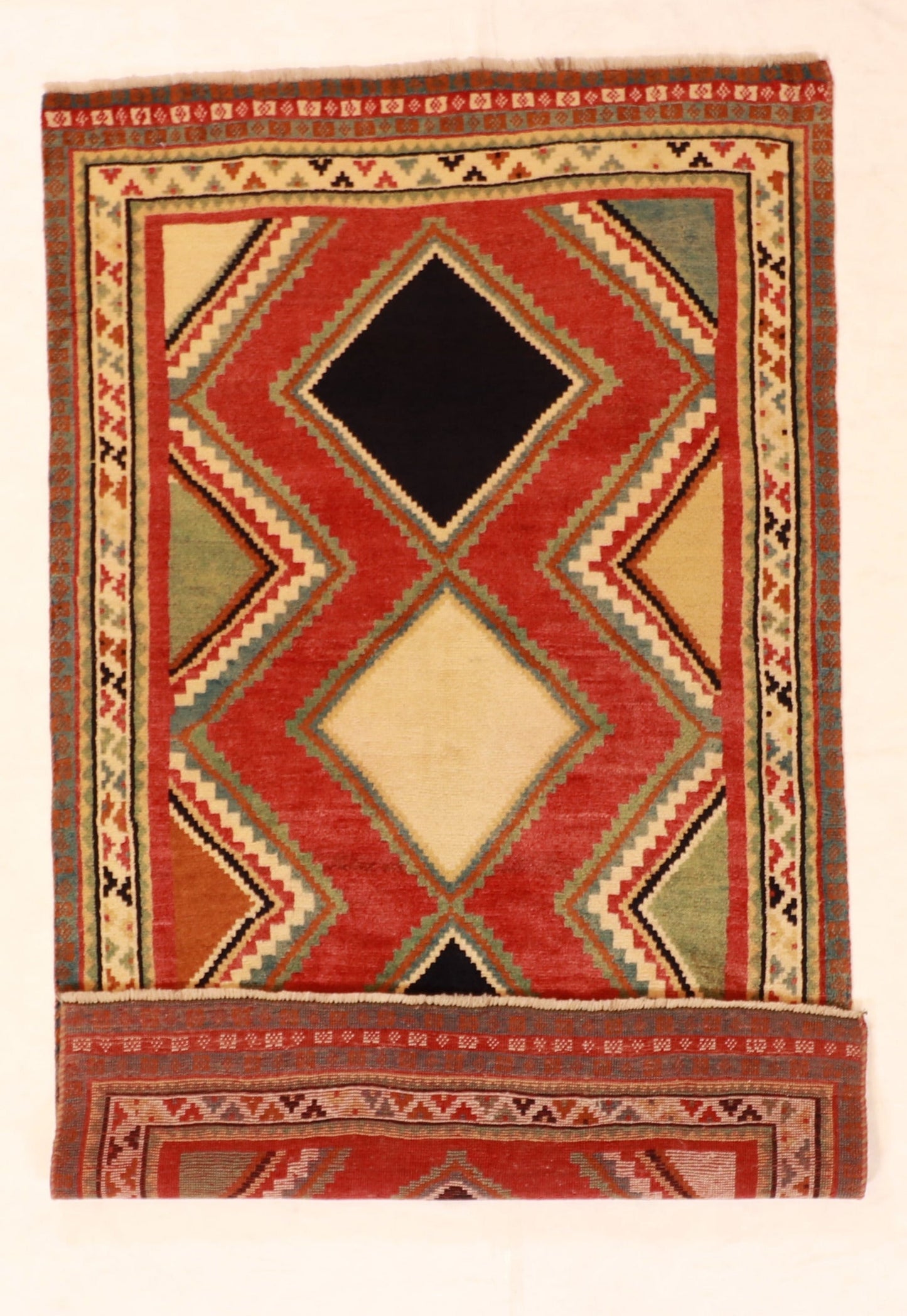 5x7 - Gabbeh Fine/Wool All Over Rectangl - Hand knotted Rug
