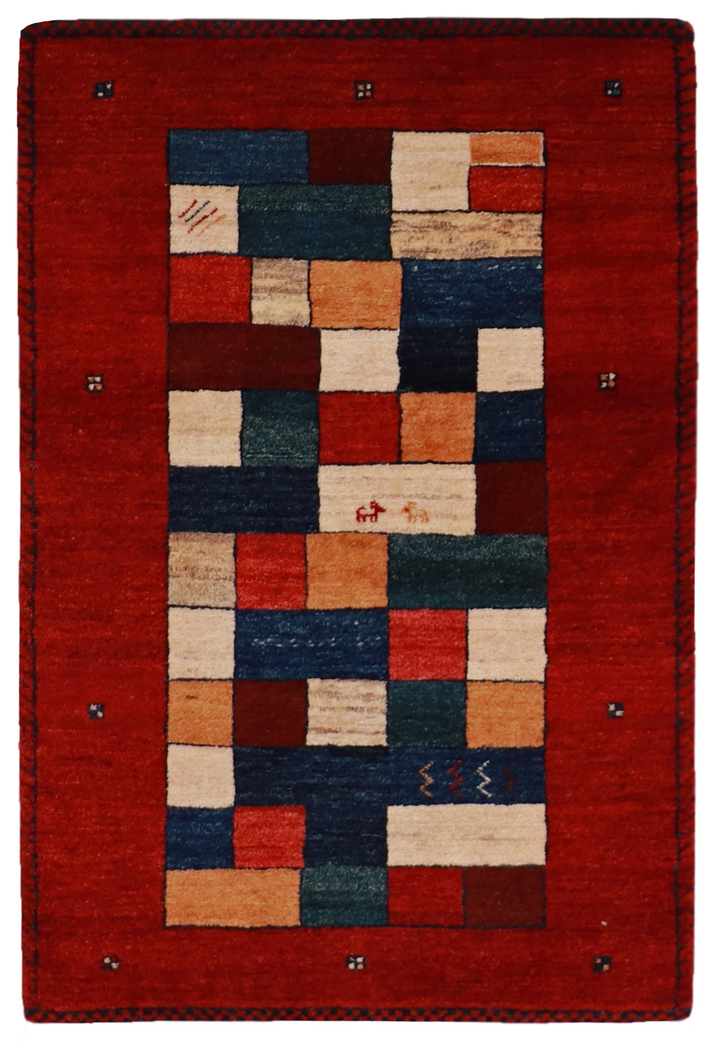 3x5 - Lori Baft Fine/Wool All Over Rectangle - Hand Knotted Rug