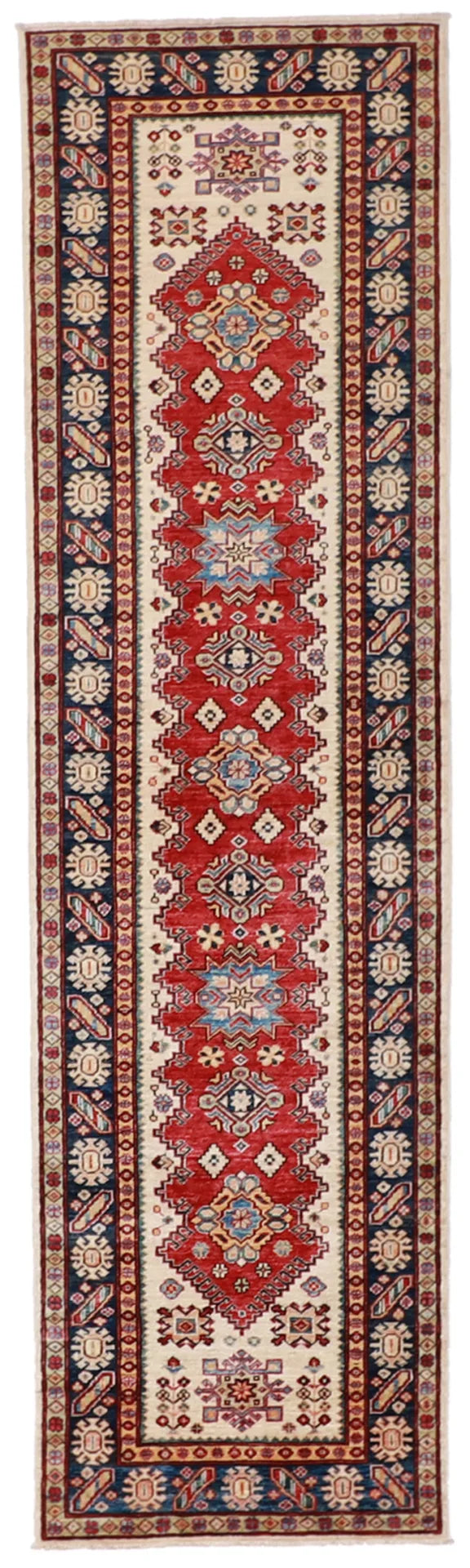 Runner - Heriz Fine All Over Rectangle - Hand Knotted Rug — 61916