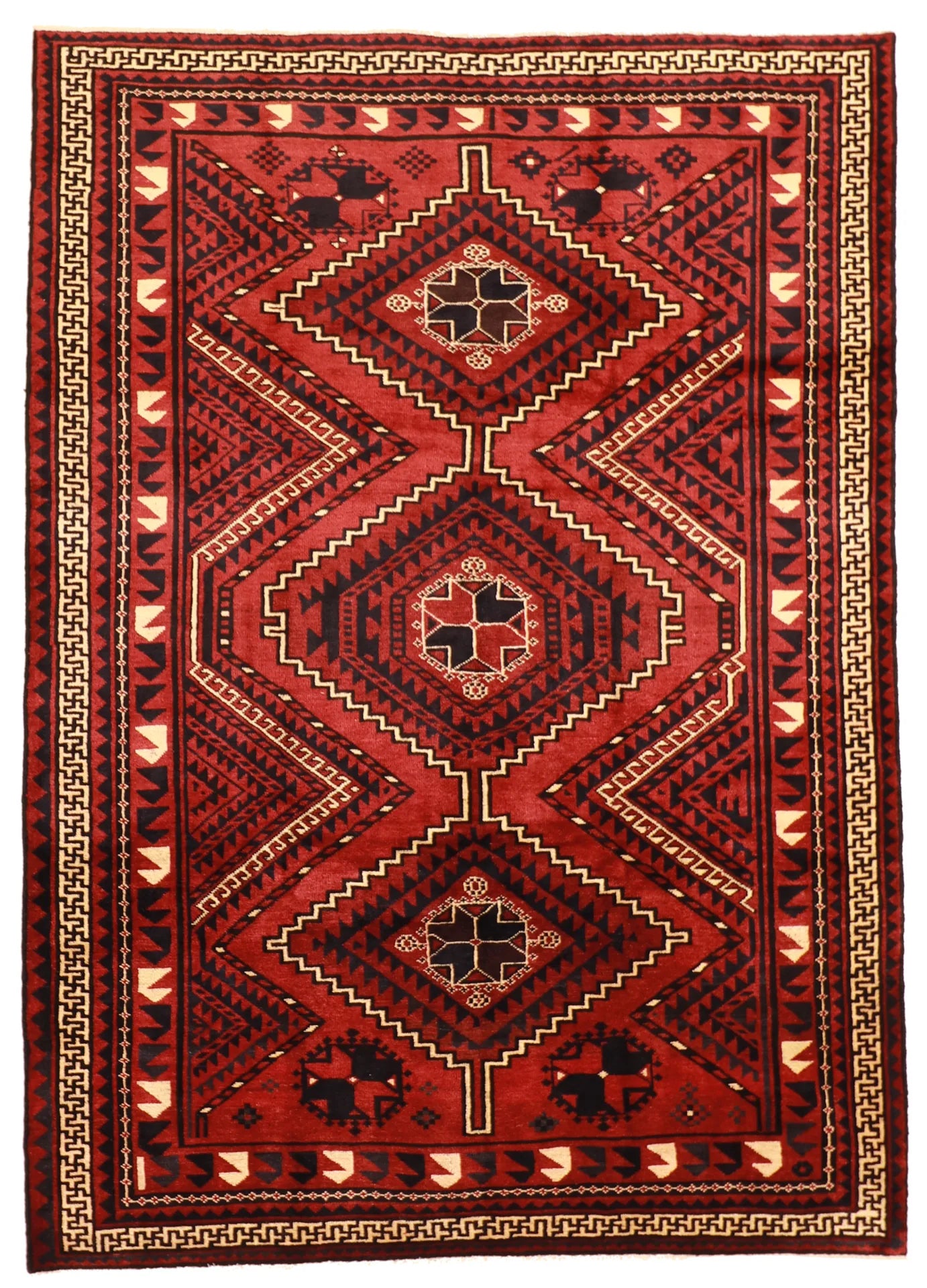 7x10 - Lori Wool All Over Rectangle - Hand Knotted Rug — 62449