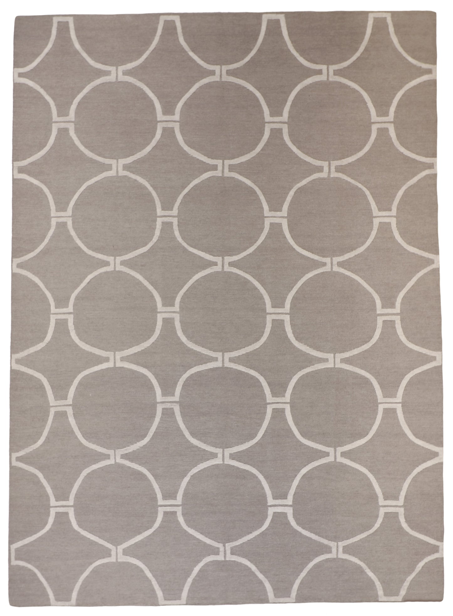 10x14 - Modern Fine/Wool All Over Rectangle - Hand Knotted Rug
