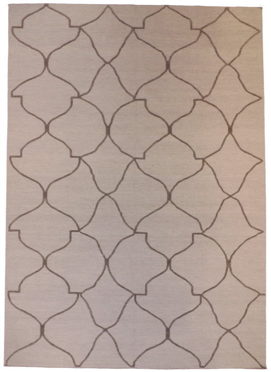 10x14 - Modern Fine All Over Rectangle - Hand Knotted Rug