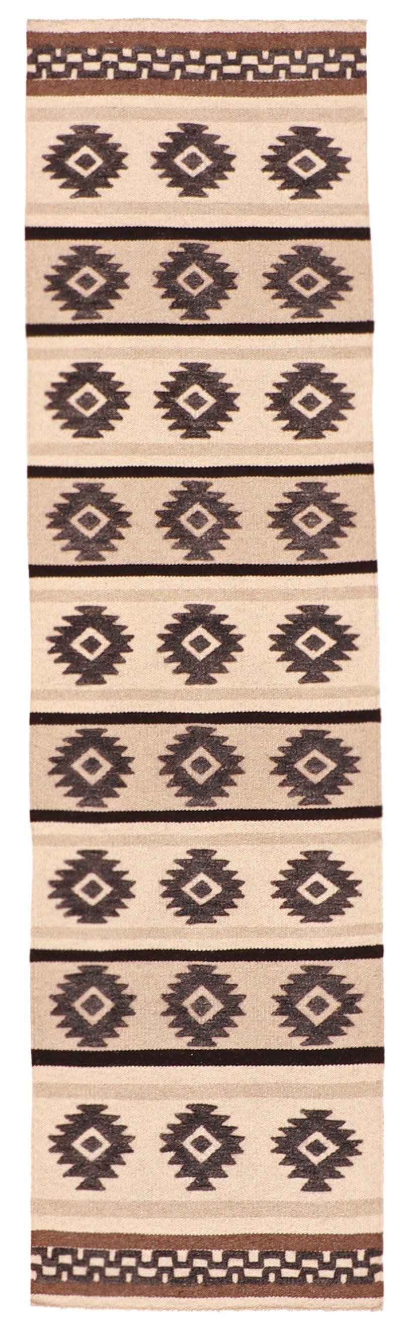 Runner - Kilim Modern Fine Wool All Over Rectangle - Hand Knotted Rug