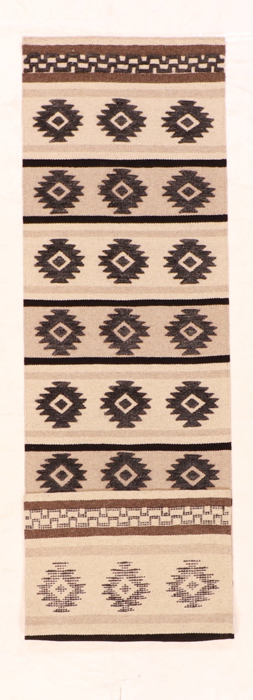 Runner - Kilim Modern Fine Wool All Over Rectangle - Hand Knotted Rug