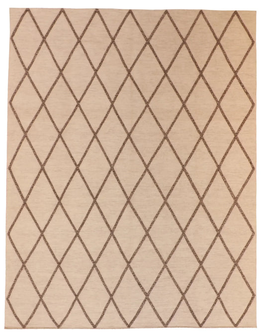 8x10 - Modern Wool All Over Rectangle - Hand Knotted Rug — 62735
