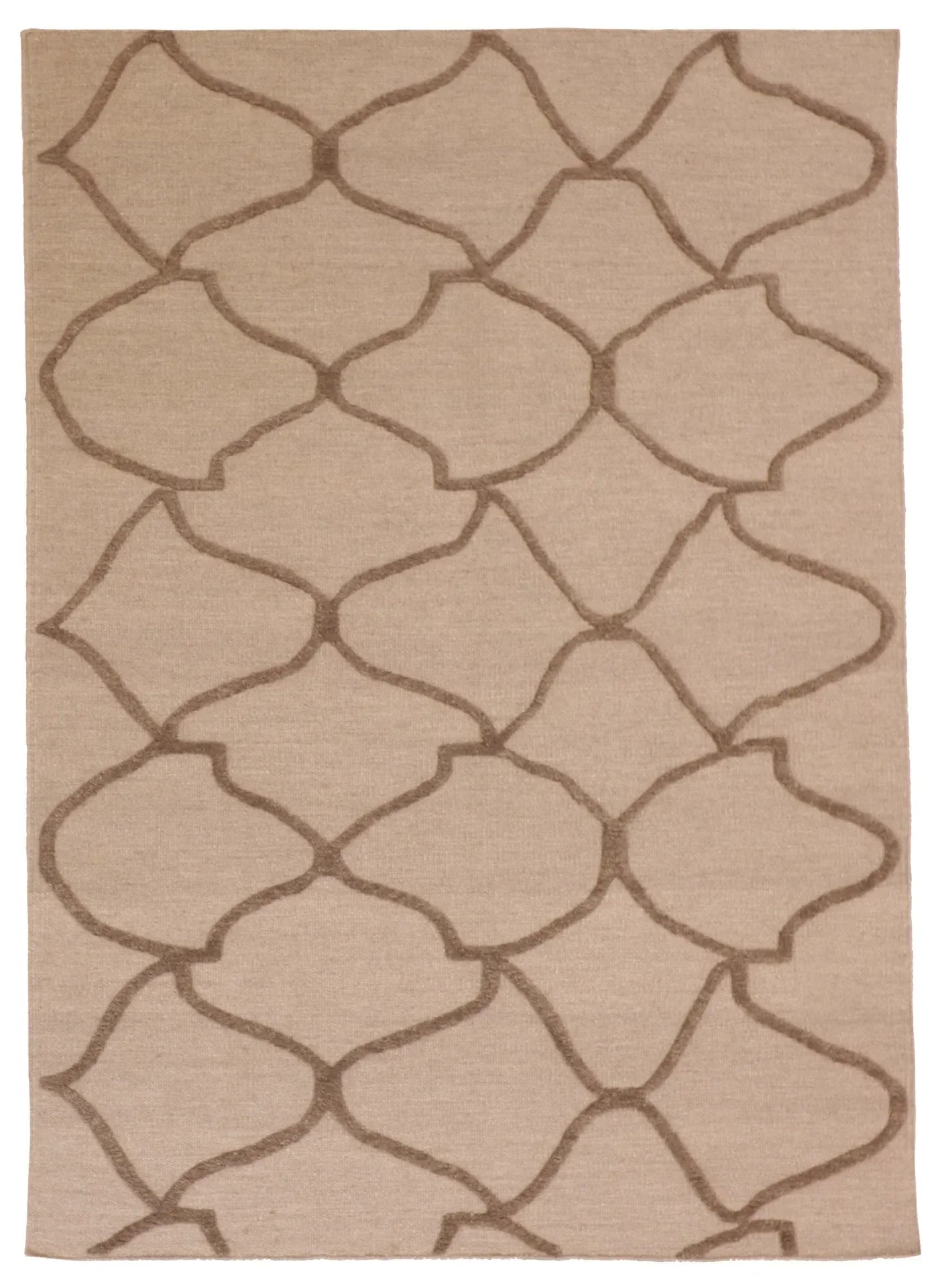 5x7 - Modern Fine/Wool All Over Rectangle - Hand Knotted Rug — 62750