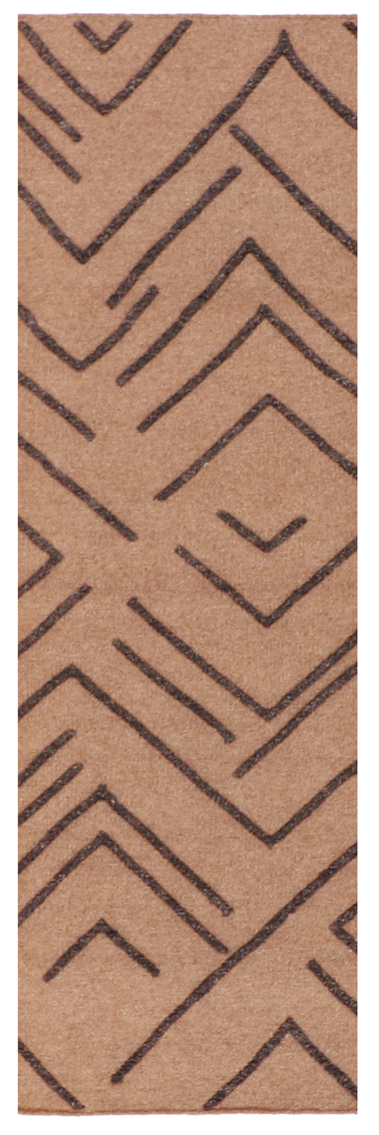 Runner - Modern Fine All Over Rectangle - Hand Knotted Rug