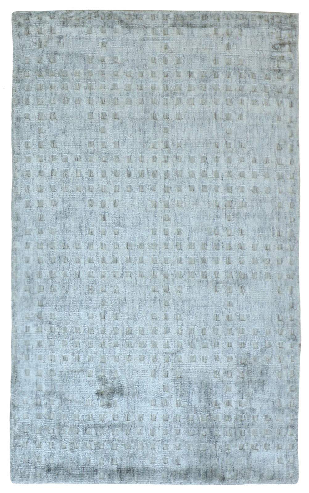 3x5 - Modern Fine/Silk All Over Rectangle - Hand Knotted Rug — 62904