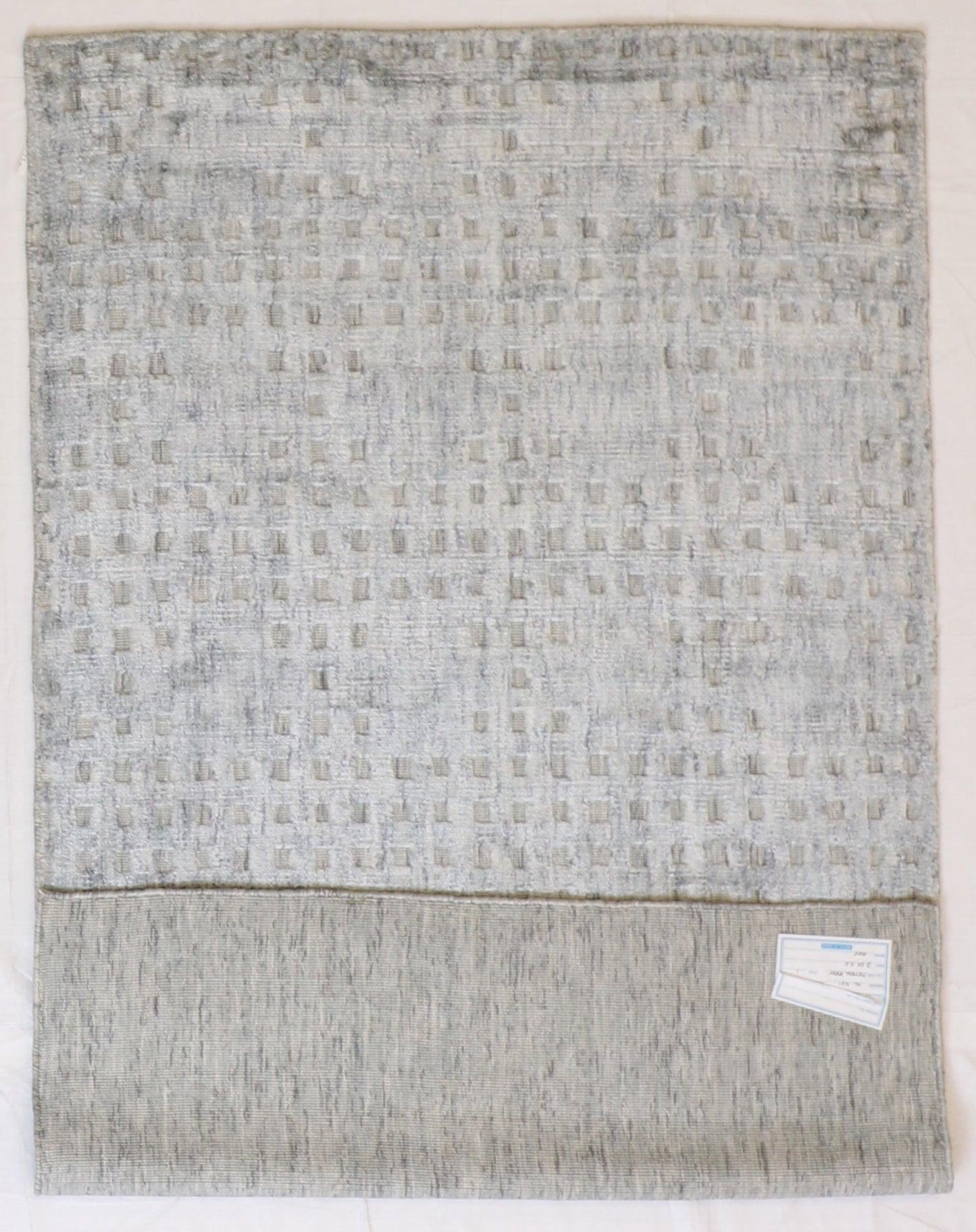 3x5 - Modern Fine/Silk All Over Rectangle - Hand Knotted Rug — 62904