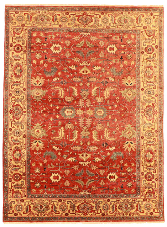 9x12 - Serapie Fine/Wool All Over Rectangle - Hand Knotted Rug