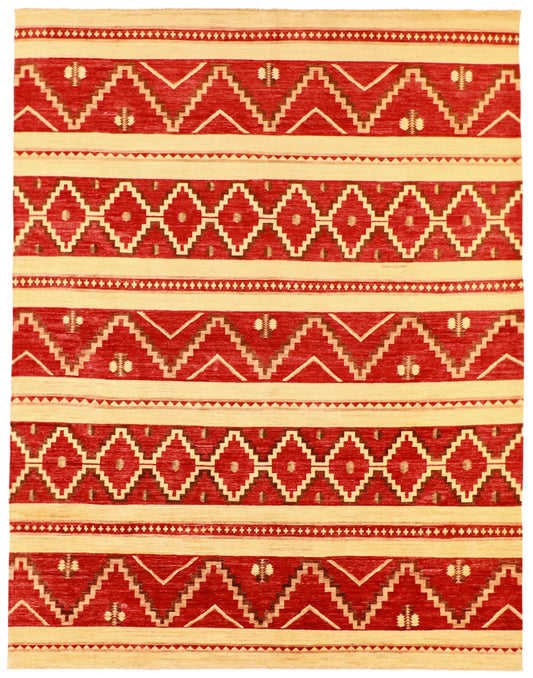 9x12 - Mountain Modern Fine/Wool All Over Rectangle - Hand Knotted Rug — 63175