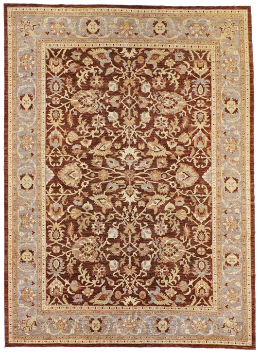 10x14 - Frahan Fine/Wool All Over Rectangle - Hand Knotted Rug