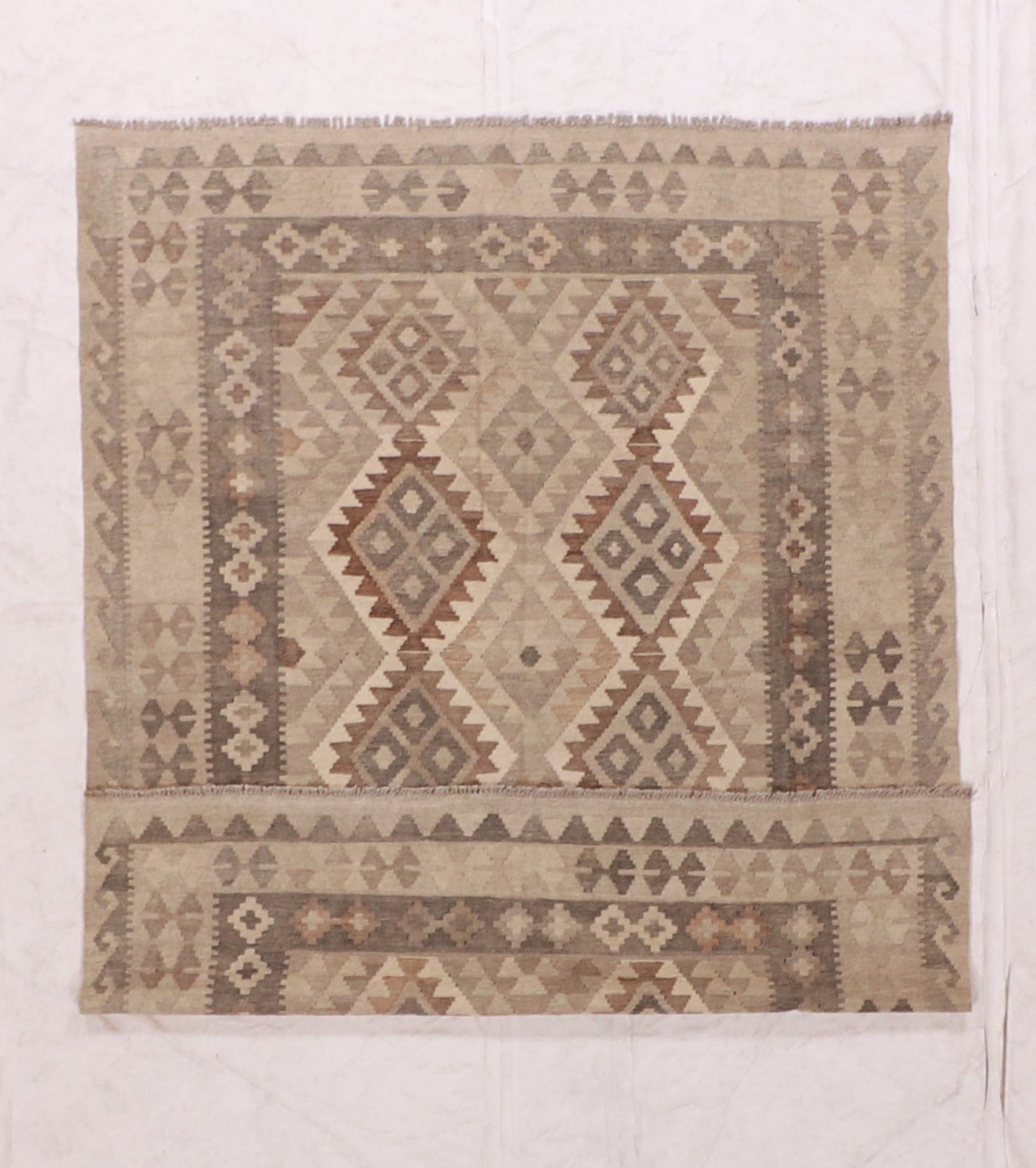 5x7 - Kilim Fine/Wool All Over Rectangle - Hand Knotted Rug