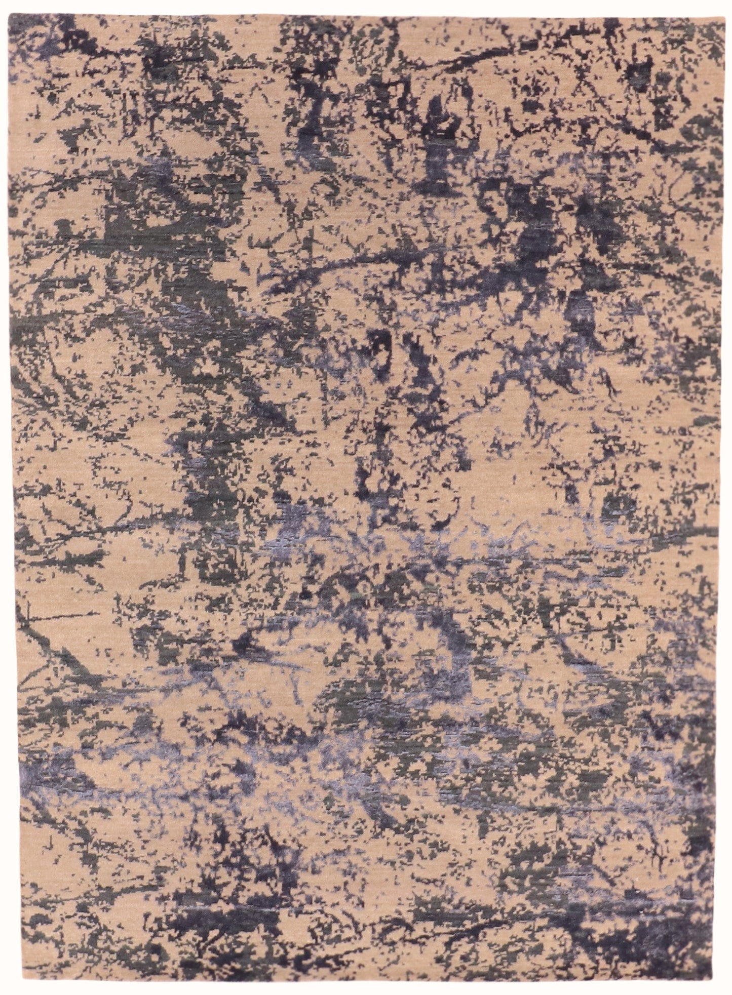 5x7 - Modern Fine All Over Rectangle - Hand Knotted Rug