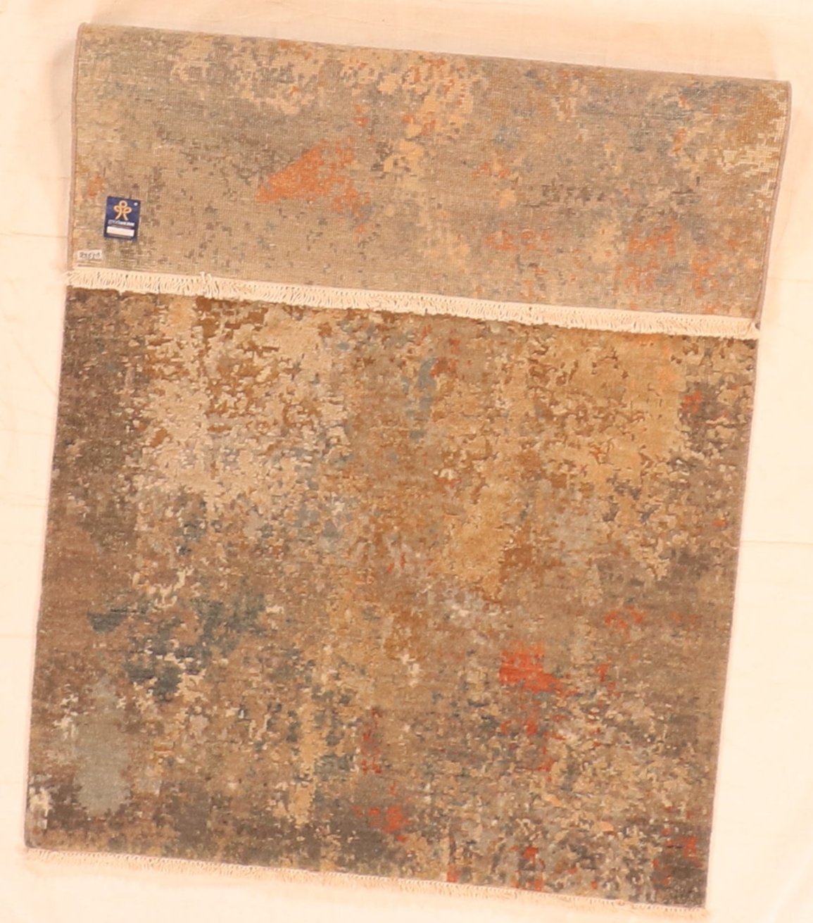 3x5 - Modern Fine/Silk/Wool All Over Rectangle - Hand Knotted Rug