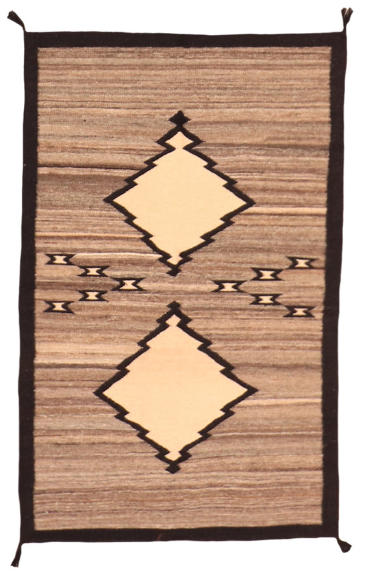 3x5- Kilim Fine/Wool All Over Rectangle - Hand Knotted Rug