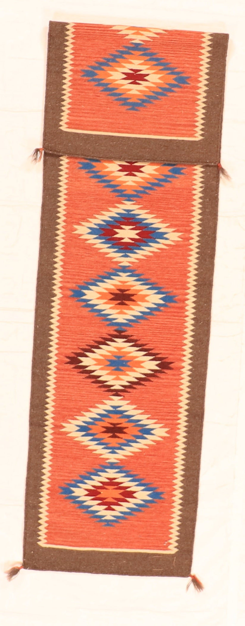 Runner - Navajo Fine/Wool Geometric Rectangle - Hand Knotted Rug