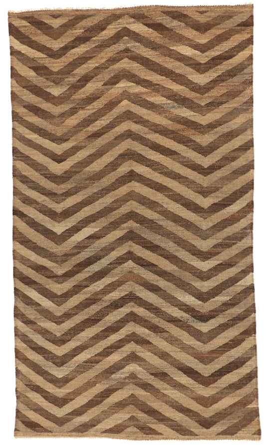 7x10 - Modern Fine Kilim Rectangle - Hand Knotted Rug
