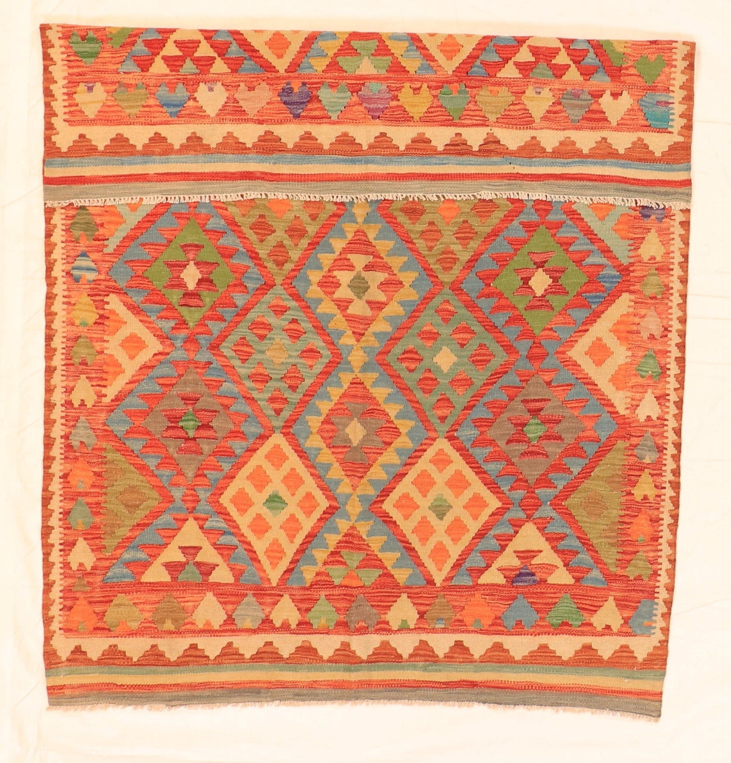 5x7 - Kilim Fine/Wool All Over Rectangle - Hand Knotted Rug