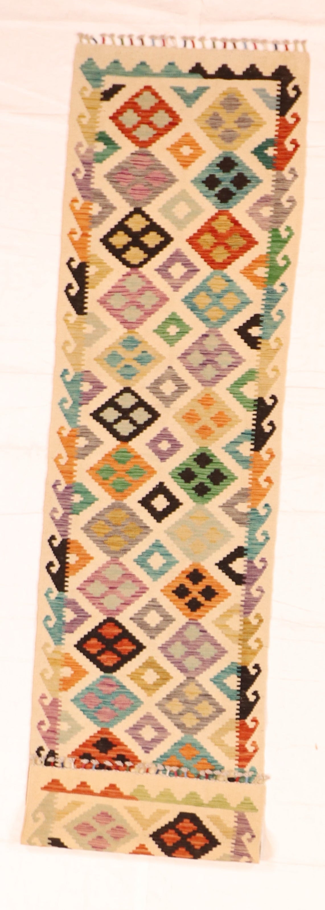 Runner - Kilim Fine/Wool All Over Rectangle - Hand Knotted Rug