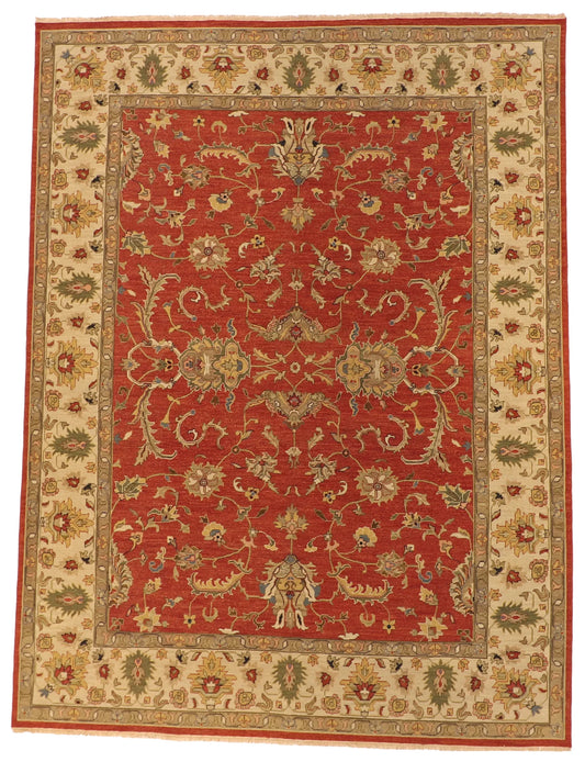 9x12 - Tabriz Fine/Wool Kilim Rectangle - Hand Knotted Rug — 63869