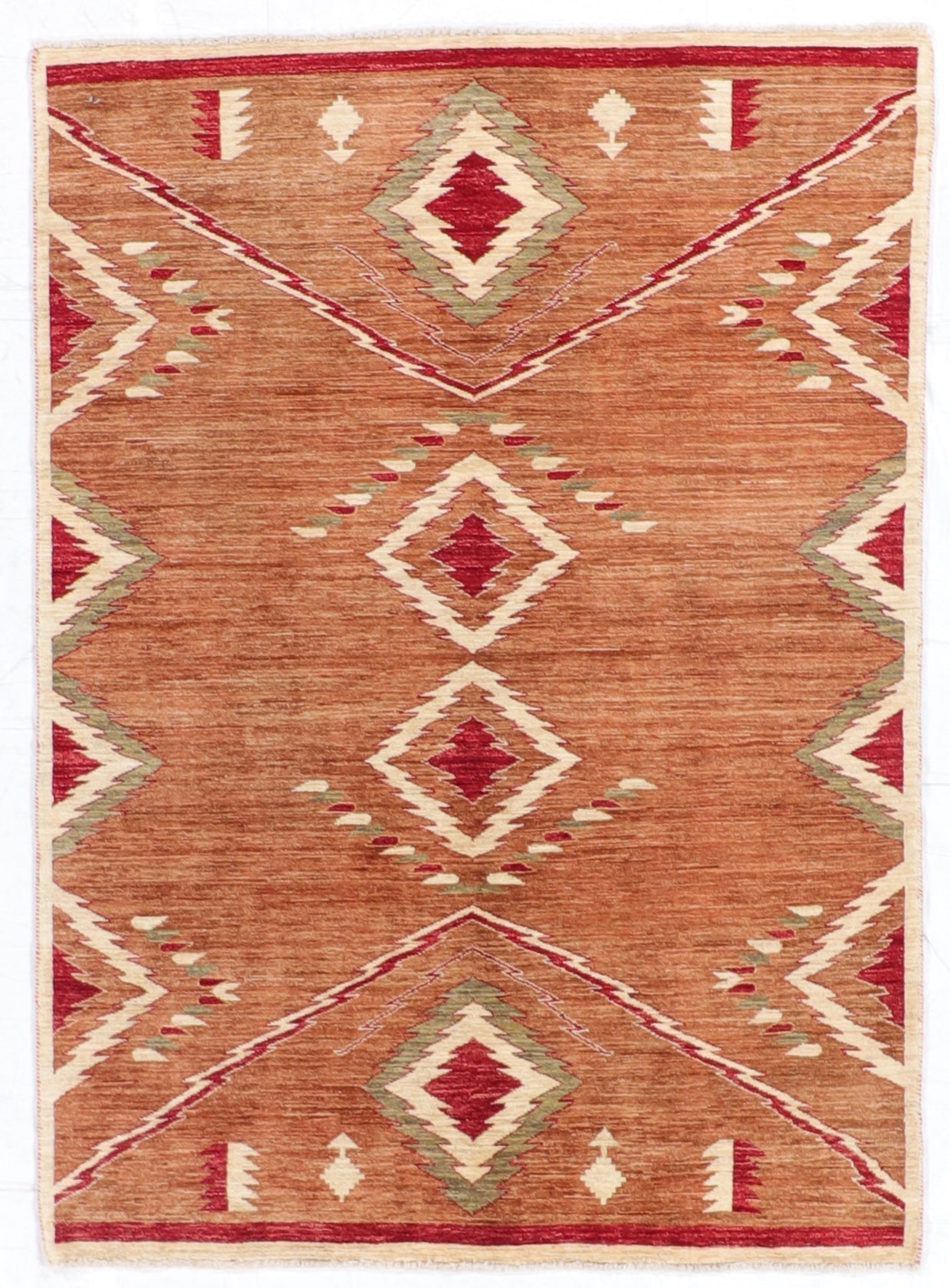 5x7 - Mountain Modern Fine/Wool All Over Rectangle - Hand Knotted Rug