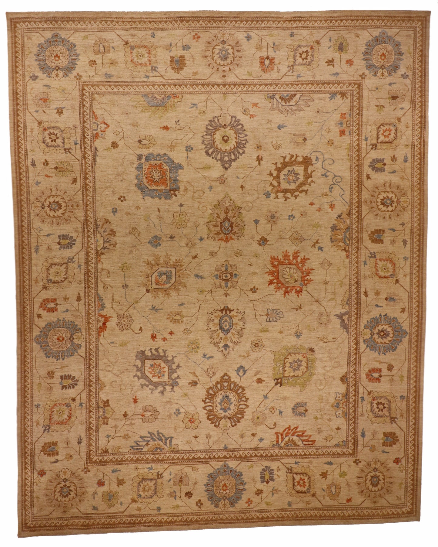 12 x 15  - Oushak Fine All Over Rectangle - Hand Knotted Rug — 65075
