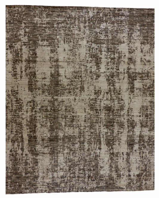 8x10 - Modern Silk/Wool All Over Rectangle - Hand Knotted Rug — 65119