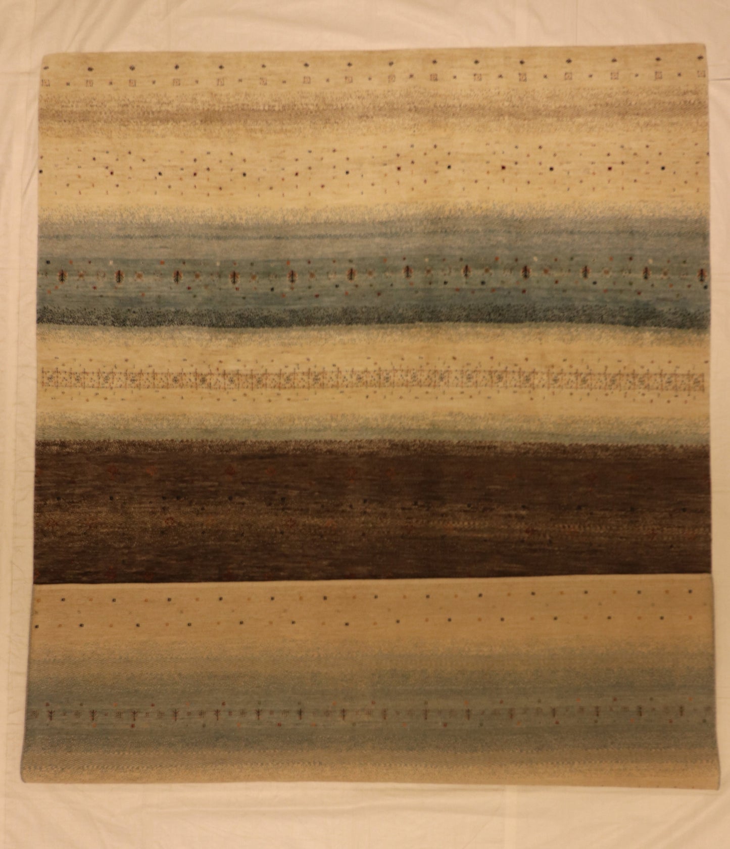 9x12 - Gabbeh Fine/Wool All Over Rectangle - Hand Knotted Rug