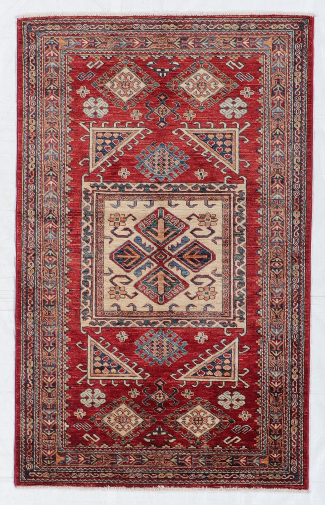 4x6 - Serapie Fine/Wool All Over Rectangle - Hand Knotted Rug