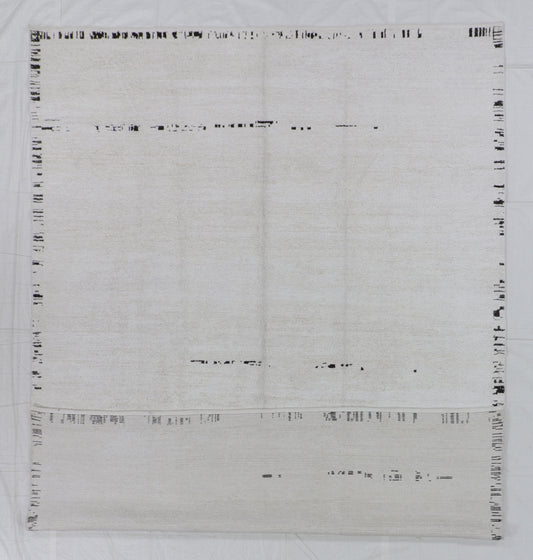 W 8.9 L 11.8 Moroccan 100% Wool Handmade All Over Geometric Design - 65704