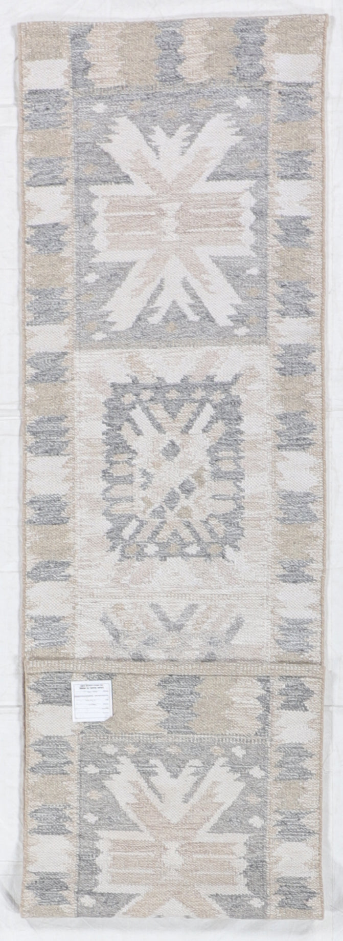 Runner - Scandinavian Fine All Over Rectangle - Hand Knotted Rug