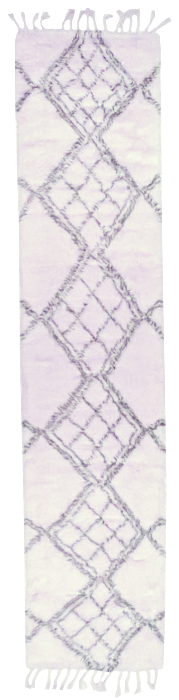 Runner - Moroccan Fine All Over Rectangle - Hand Knotted Rug