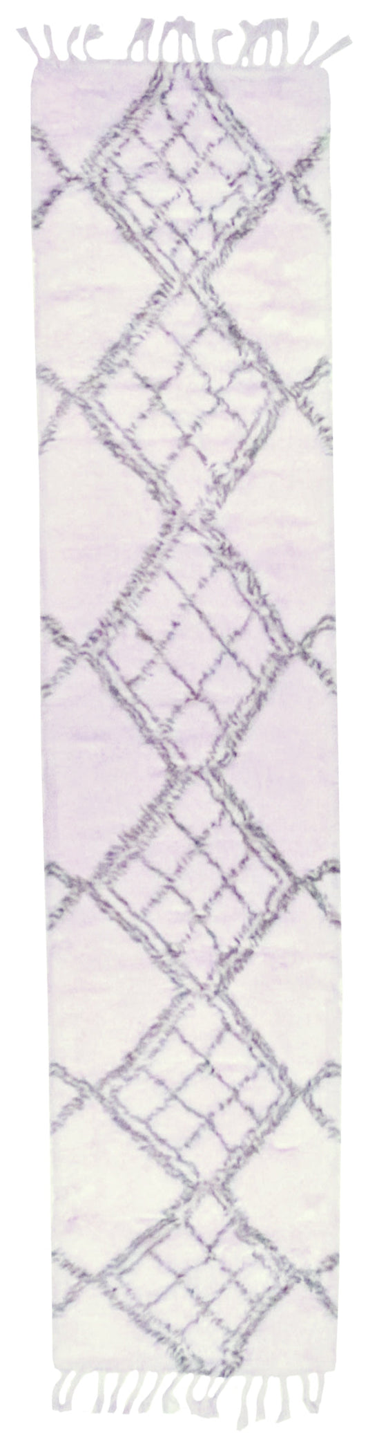 Runner - Moroccan Fine All Over Rectangle - Hand Knotted Rug