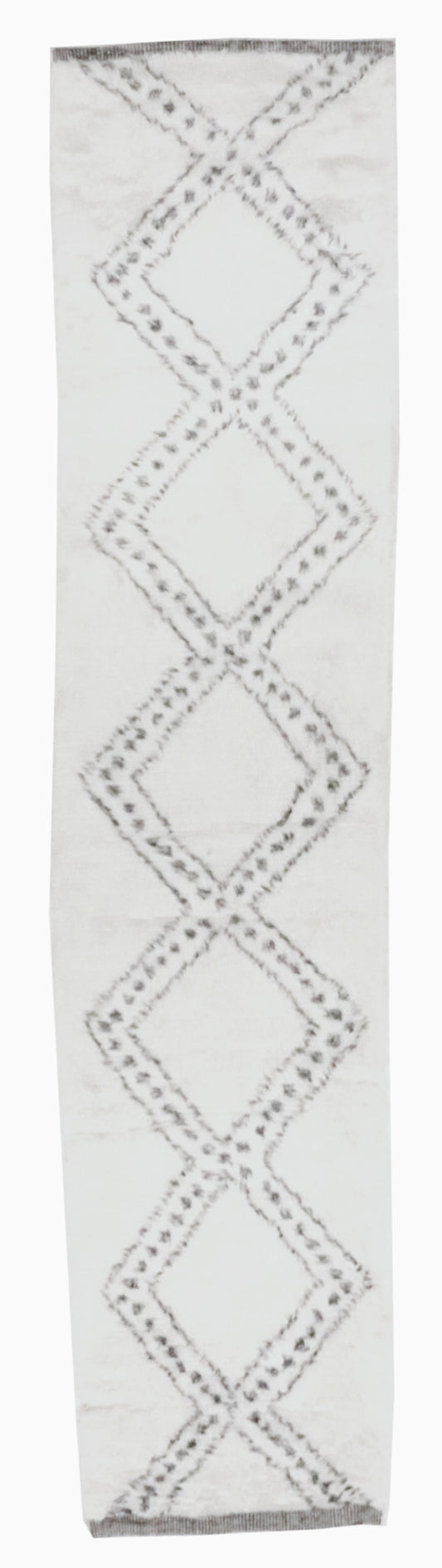 Runner - Moroccan Fine/Wool All Over Rectangle - Hand Knotted Rug