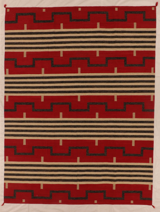 9x12 - Kilim Fine/Wool All Over Rectangle - Hand Knotted Rug